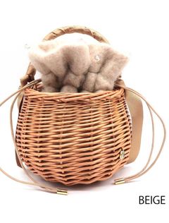 カゴバッグ - 22ABK01 - BEIGE