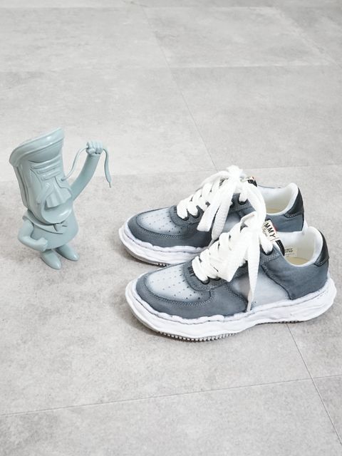 MMY - WAYNE" OG Sole Effect Canvas Low-top Sneake
