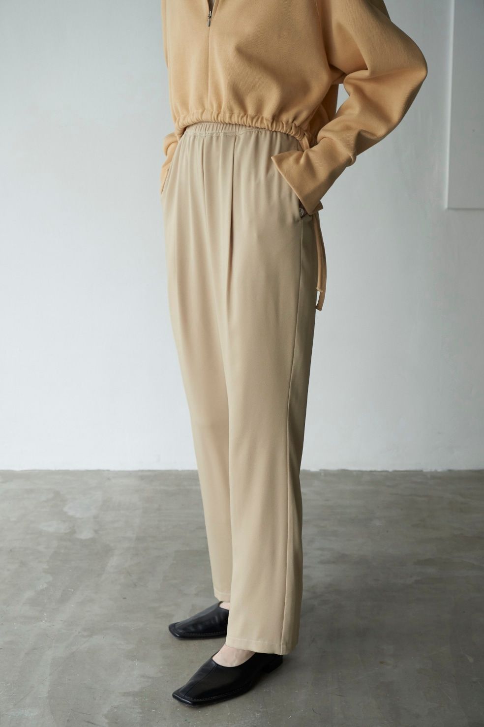 CLANE クラネ 19AW LOOSE SUSPENDER PANTS ルーズサスペンダー