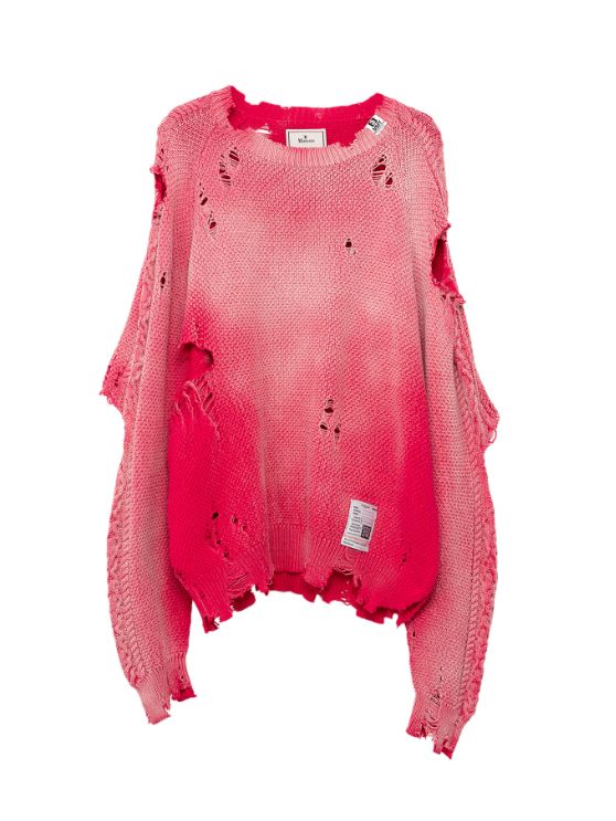 【メンズ】 サンフェイデッドライク ニットプルオーバー - Sun Faded Like Knit Sweater - PINK
