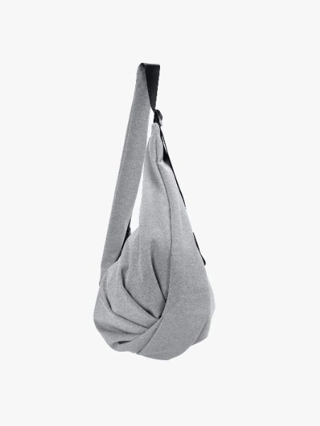 Hyco Small Woven Concrete  - ハイコ スムース ブラック ショルダーバッグ 斜め掛け