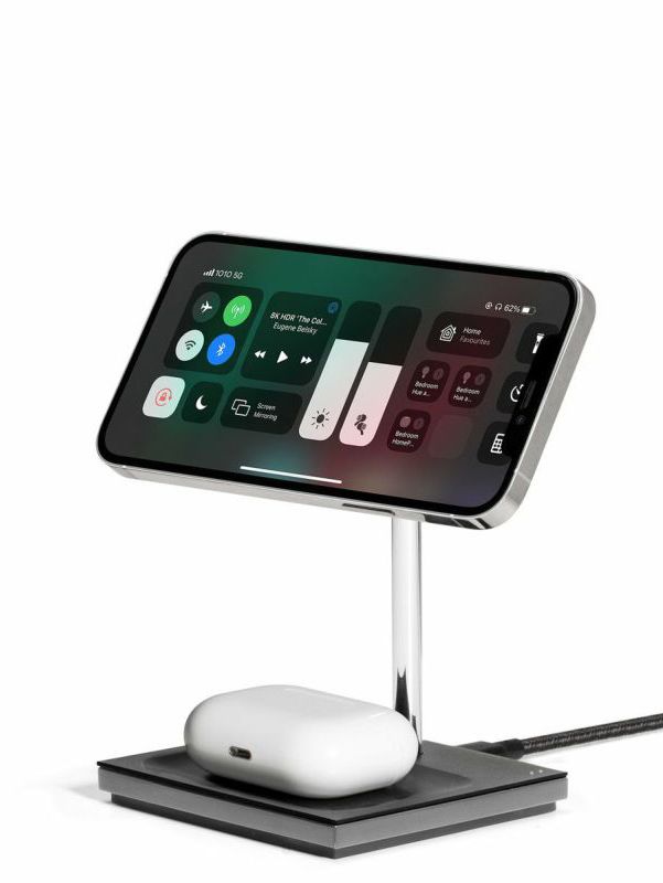 マルチデバイス対応 マグネット式充電スタンド - SNAP 2-IN-1 MAGNETIC WIRELESS CHARGER