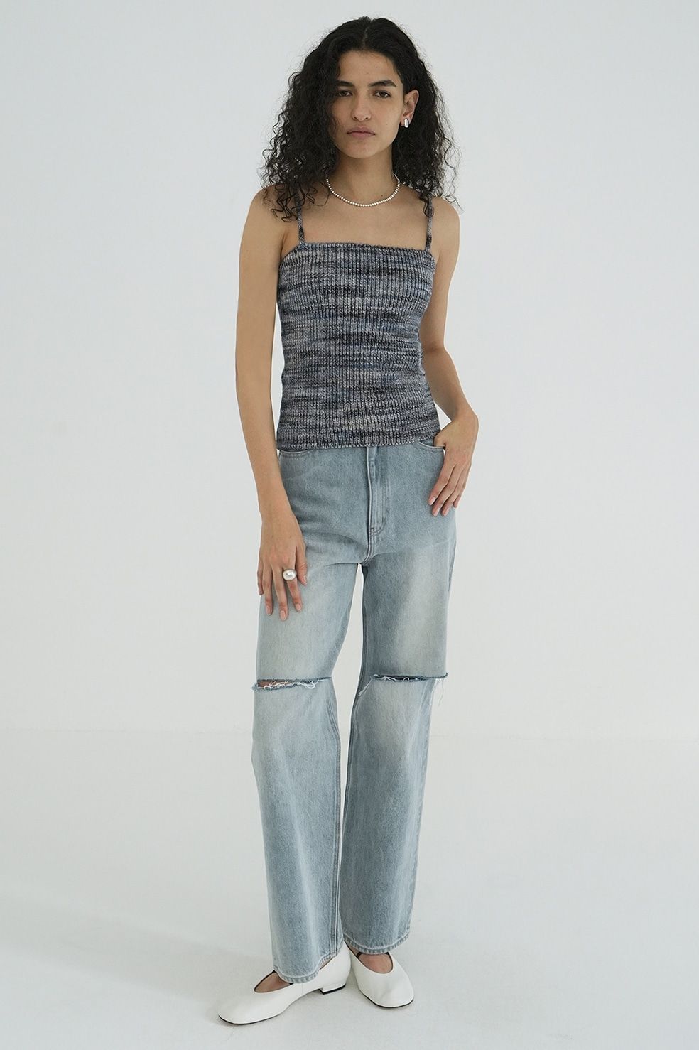 CLANE - SLASH CUT DENIM PANTS INDIGO - スラッシュカット CLANE - SLASH CUT DENIM PANTS INDIGO - スラッシュカット