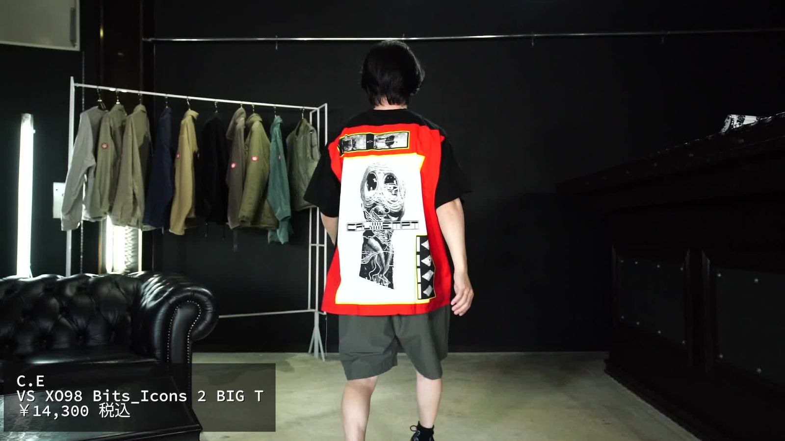 【国内買付】C.E VS XO98 Bits_Icons 2 BIG T Tシャツ ロゴ C.E(シーイー) 