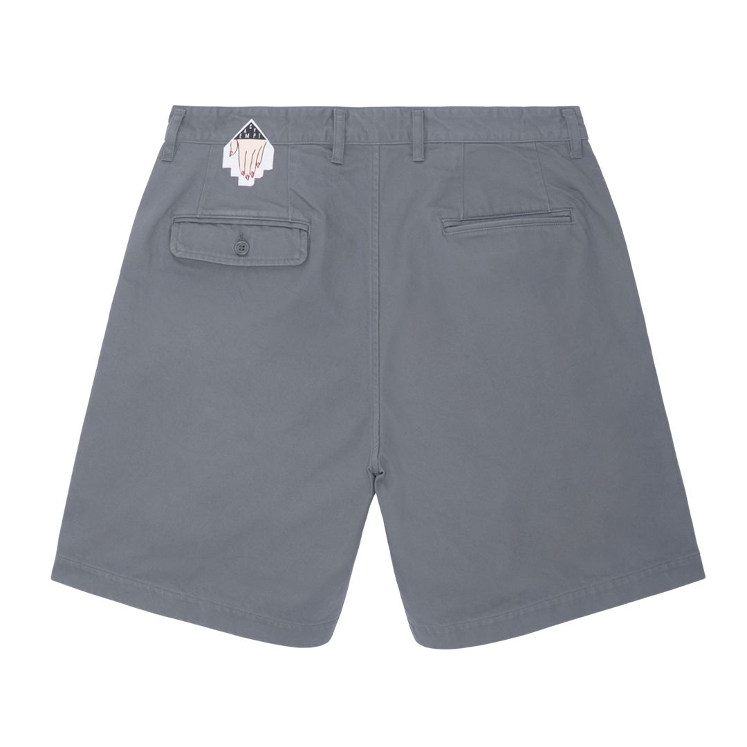 Two Tuck Shorts Grey