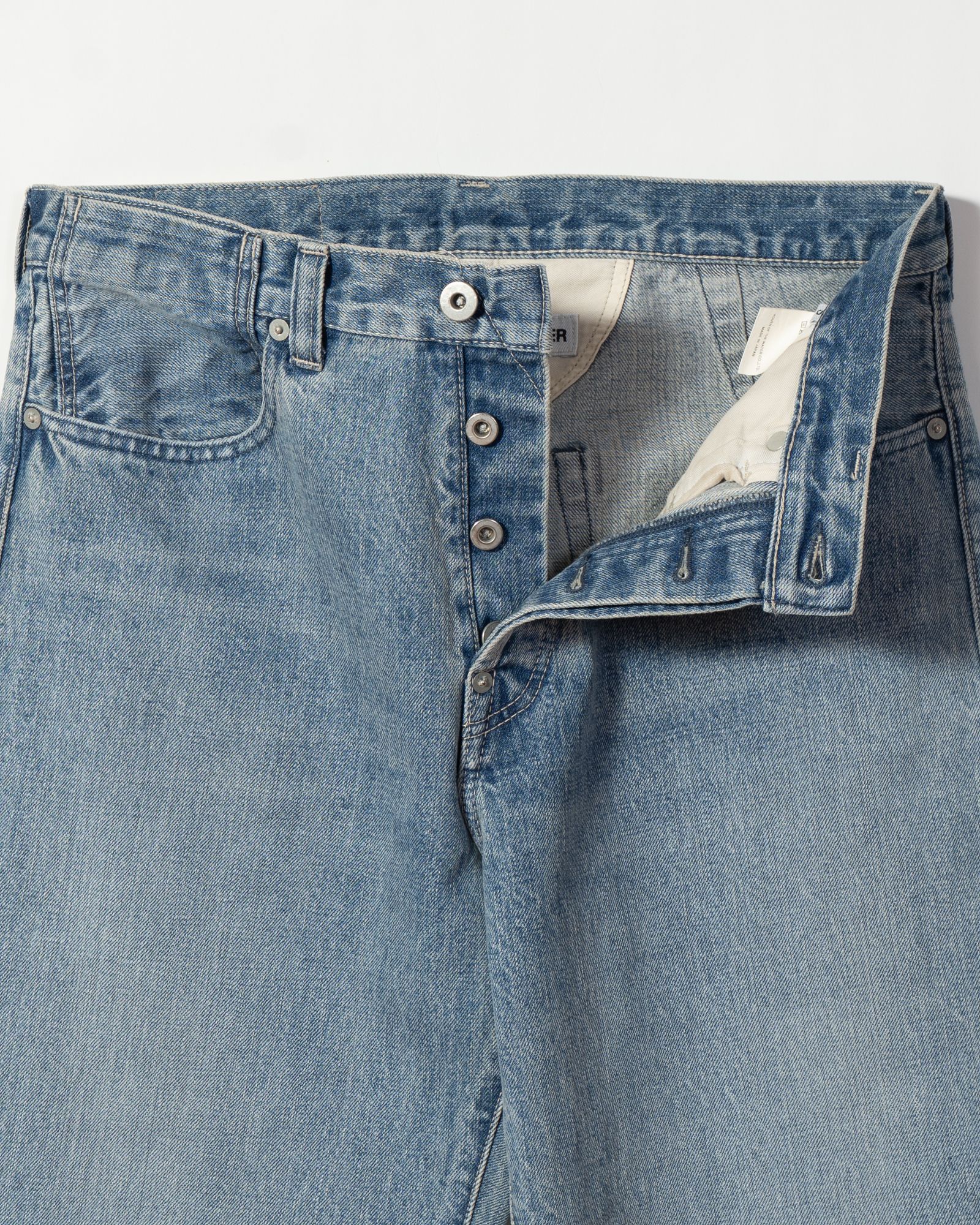 253-03001 DENIM PANTS #01Indigo Washed