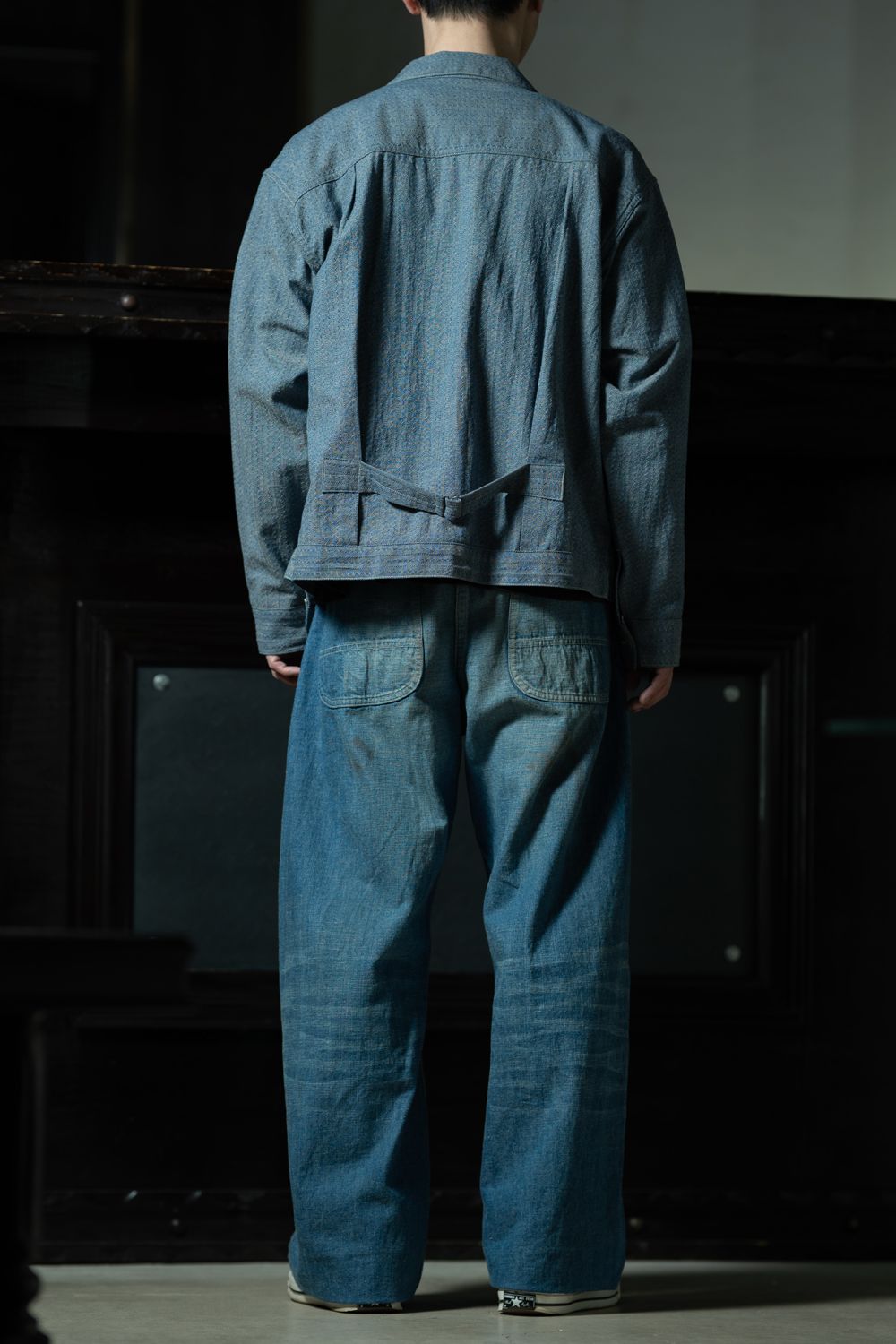 T.T フルワークスタイル — Lot.309 Buckle-Backed Jacket × Lot.717 Damaged Painter Pants | ALTERFATE