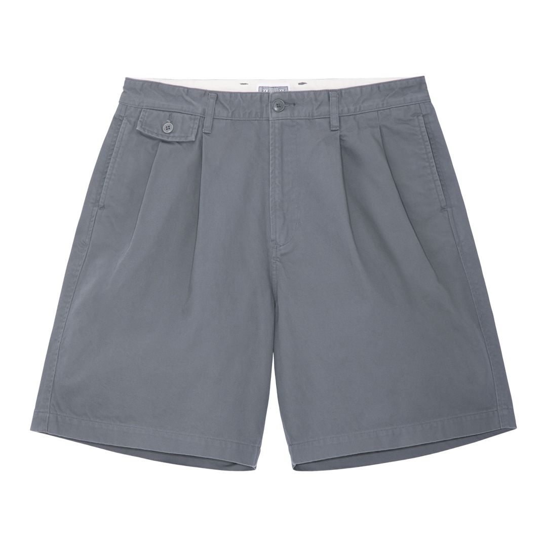 Two Tuck Shorts Grey