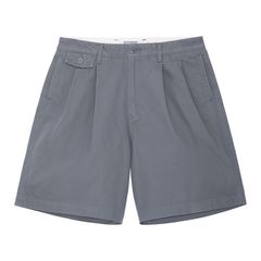 Two Tuck Shorts Grey