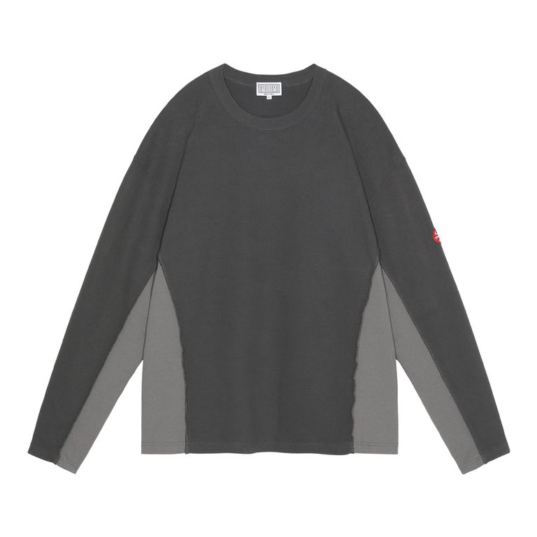 C.E - Side Seam DBL Knit Long Sleeve Charcoal | ALTERFATE