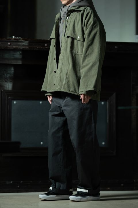 Vintage Work × Hood — T.T × C.E × YOUTH OF THE WATER Styling ワーク・ミリタリー・ストリート、3ブランドの文脈が一枚の絵に収まる