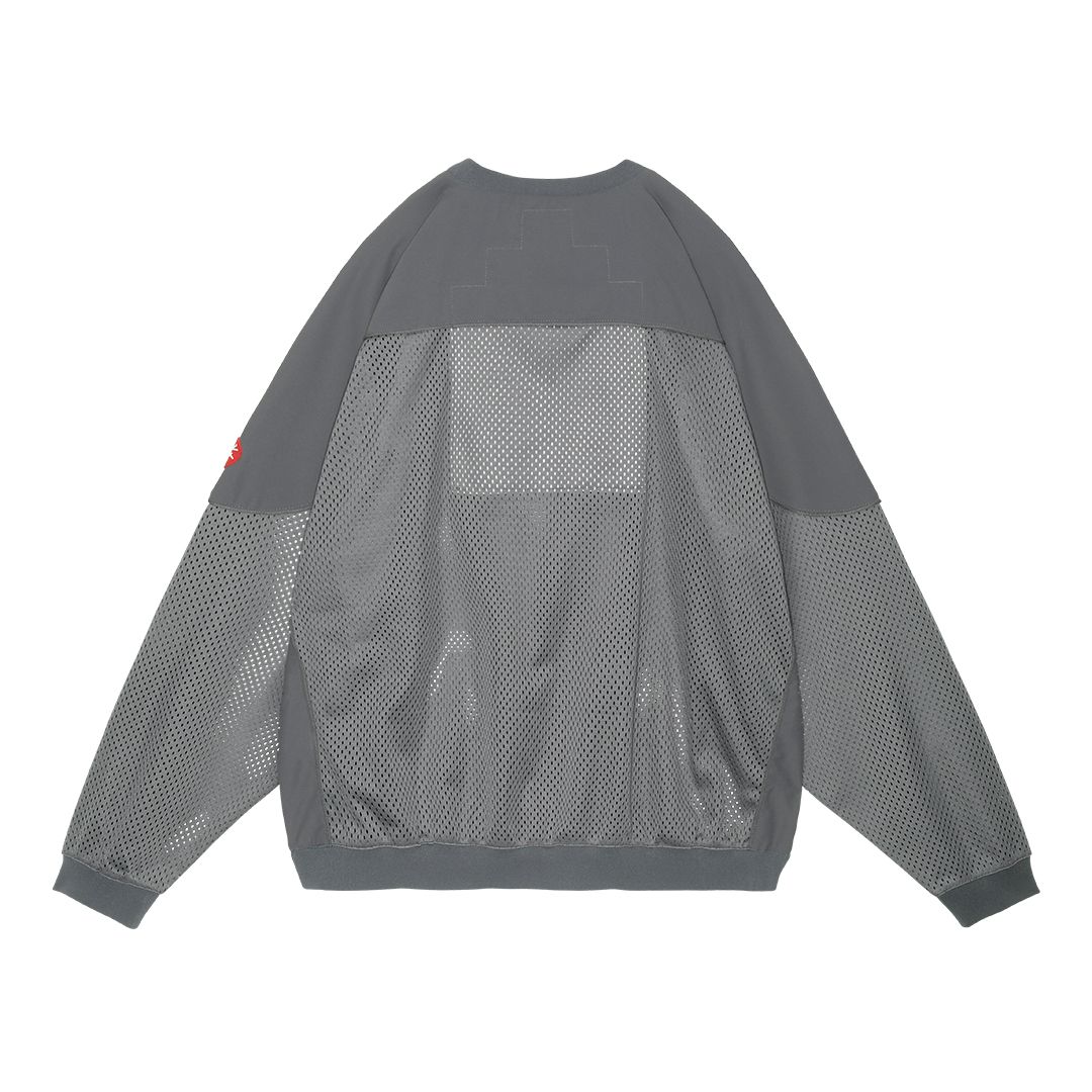 C.E - Mesh Track Crew Neck White | ALTERFATE