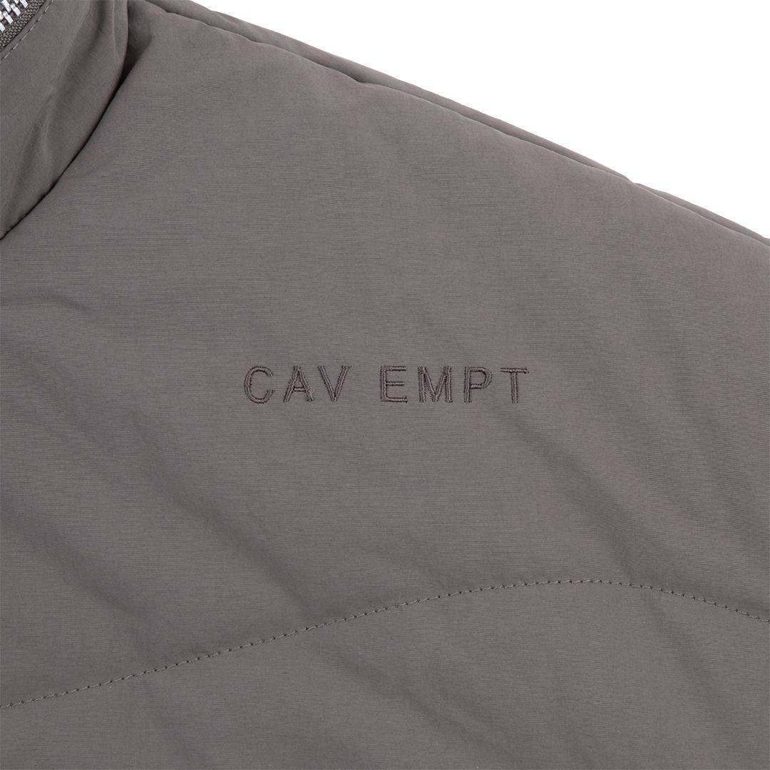 Wave Stitch Puff Jacket Grey