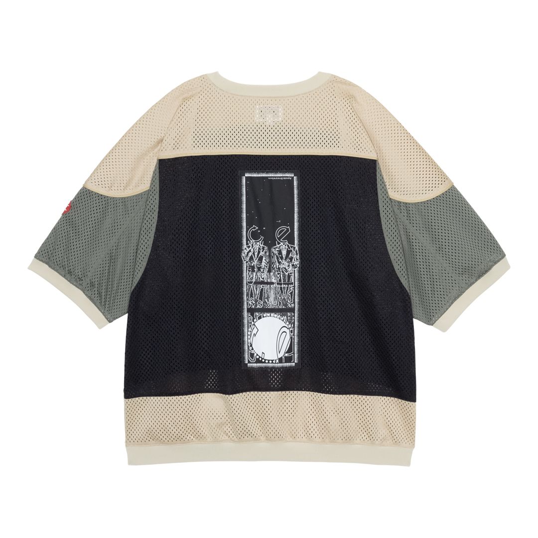 MD Temporal Distortion MESH SS TOP BEIGE