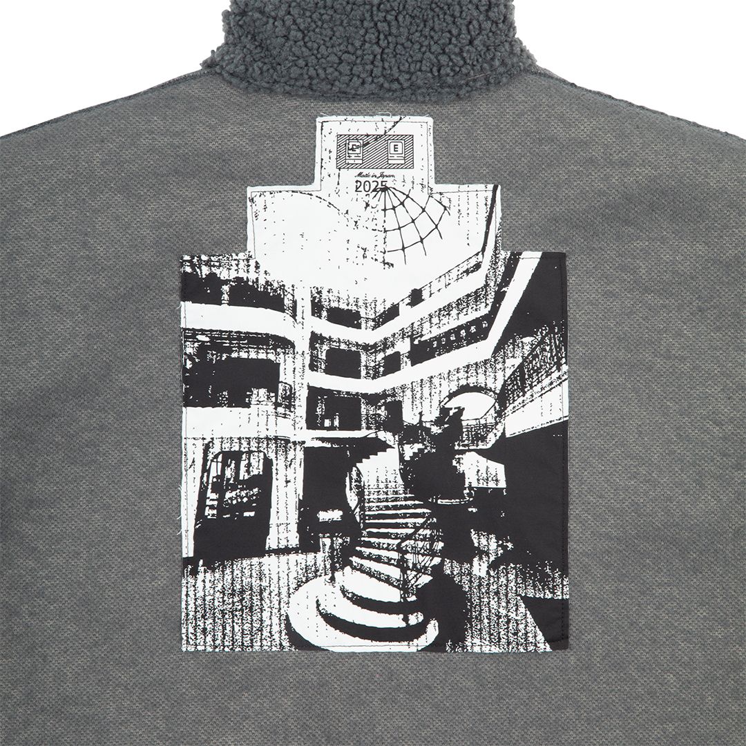 Stand Collar Boa Zip Up