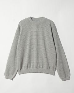 252-06001-01 CREW NECK SWEATER #Grey