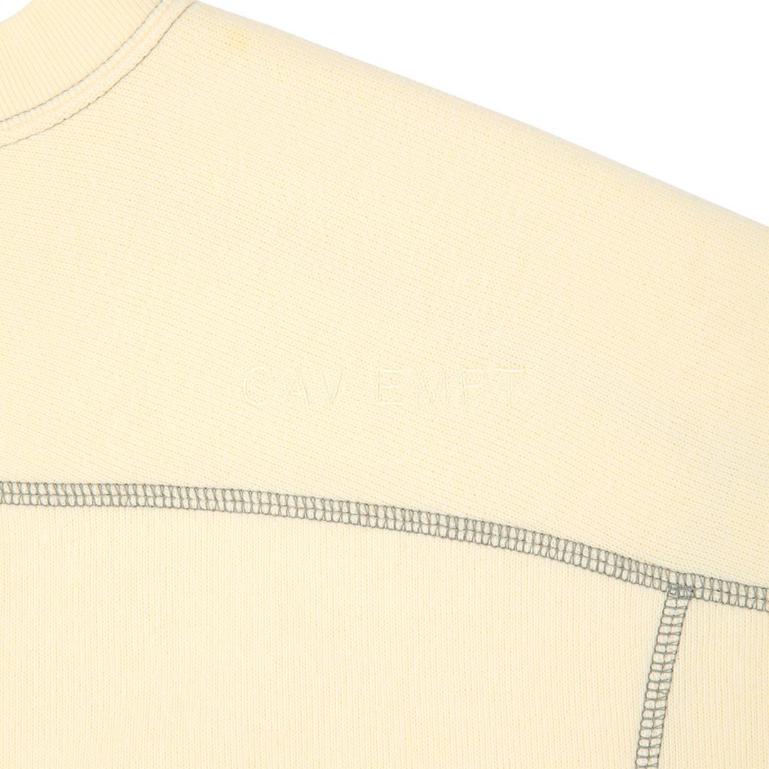 C.E - Crew Neck DBL Knit Short Sleeve Yellow | ALTERFATE