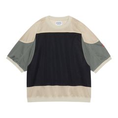 MD Temporal Distortion MESH SS TOP BEIGE