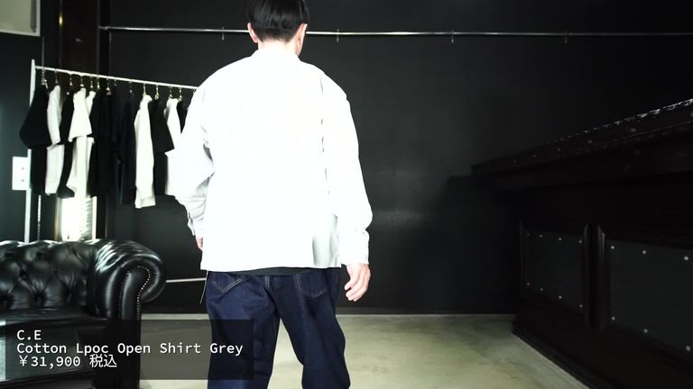 C.E - Cotton Lpoc Open Shirt Grey | ALTERFATE