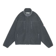 Stand Collar Boa Zip Up