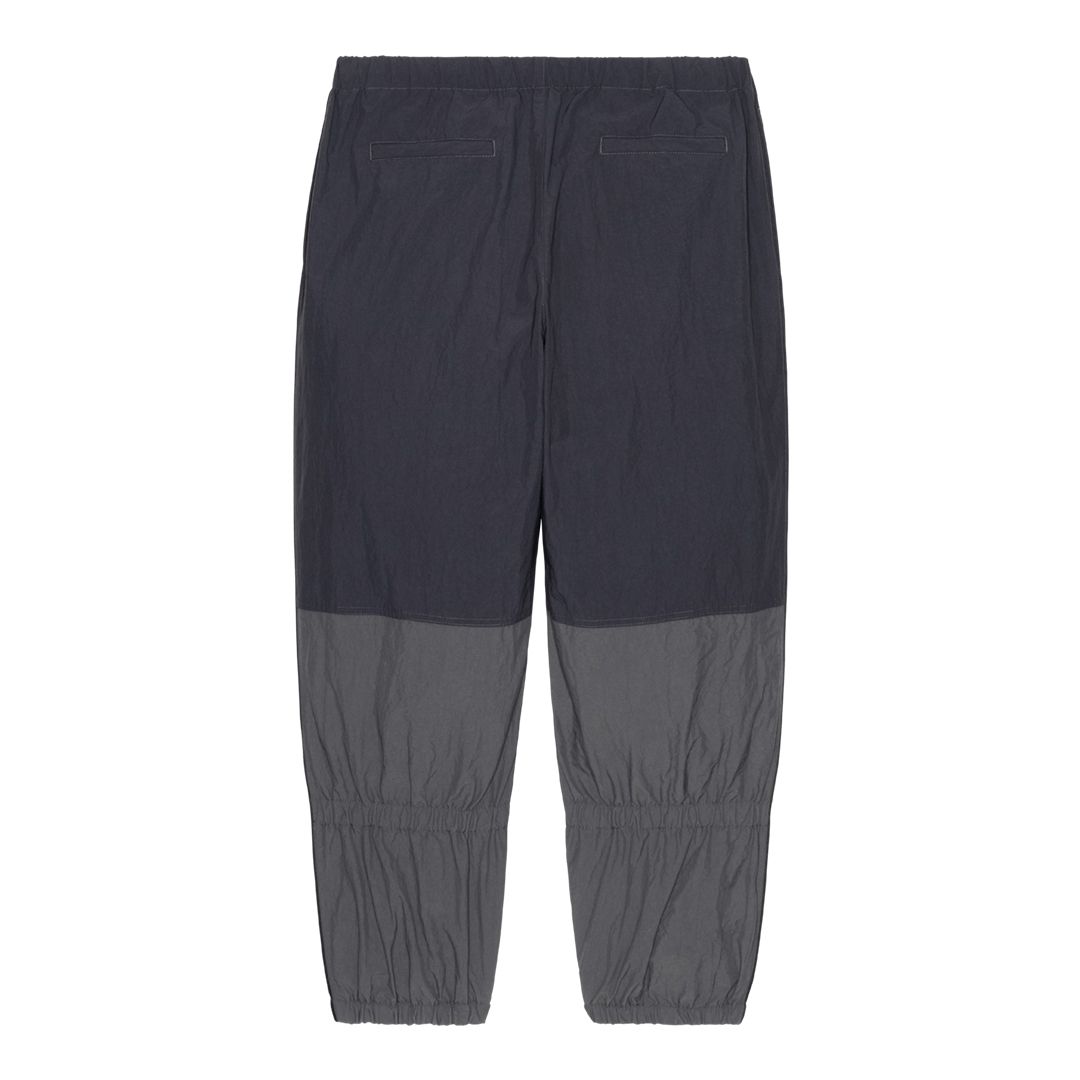Nylon Split Warm Up Pants Black
