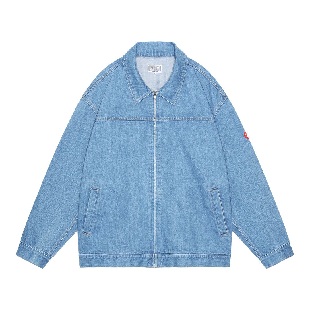 C.E - Washed Denim Zip Jacket | ALTERFATE