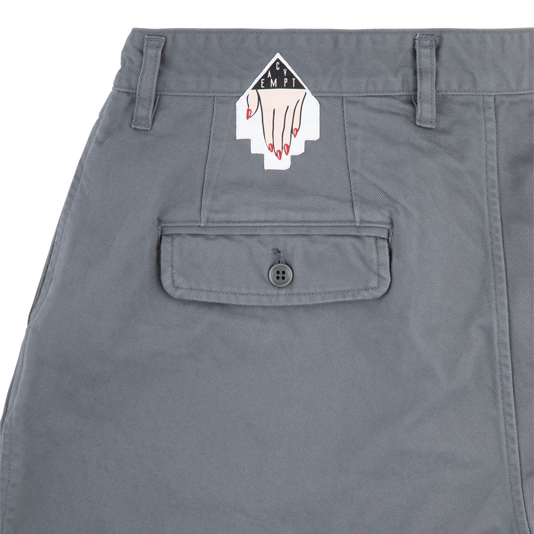 Two Tuck Shorts Grey