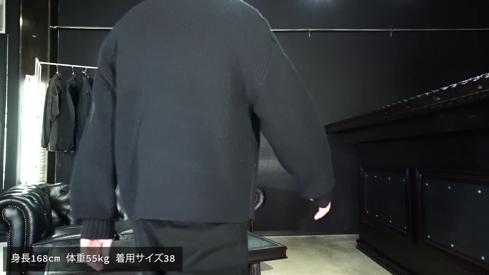 T.T - 【ラスト1点（40）】LOT.506 DB CARDIGAN SILK WOOL BLACK