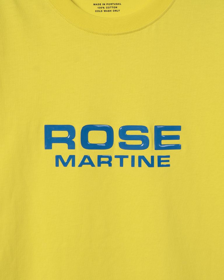 100%コットン、レギュラーフィットTシャツ、胸に光沢プリント