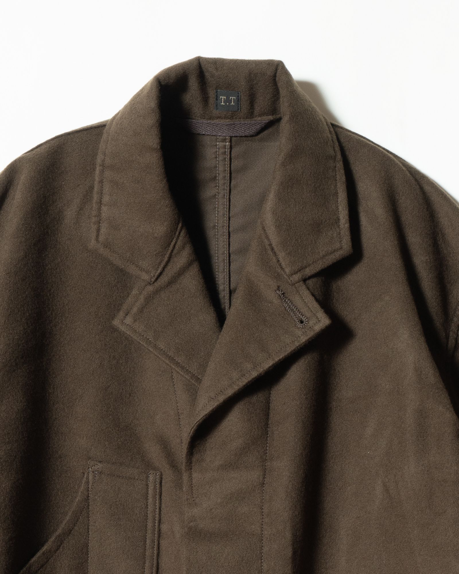 LOT.413 BRITISH POSTAL WORKER COAT DARK BROWN - TAIGA TAKAHASHI
