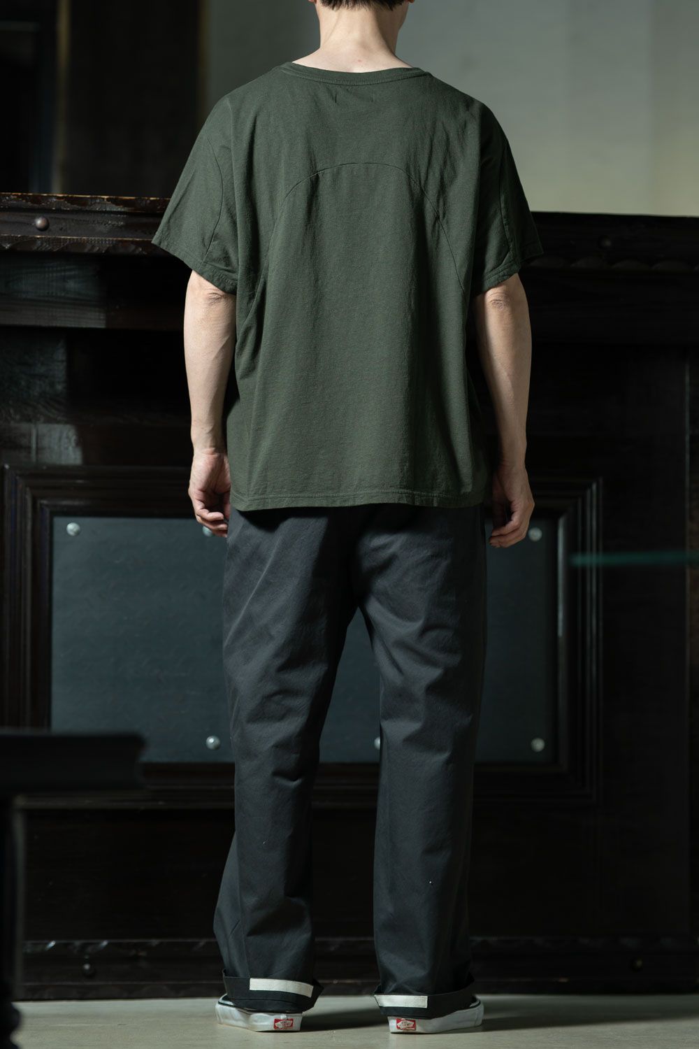 amachi. × YOUTH OF THE WATER｜Fabric Forming Tee ×コットンパンツで組む素材派ミニマル