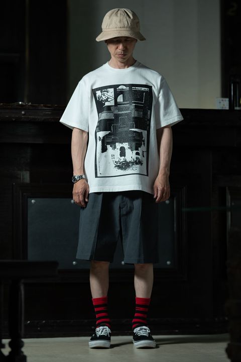 Army Shorts Summer — T.T Lot.215 U.S. Army Shorts × C.E MD Caveat Aedificator T White