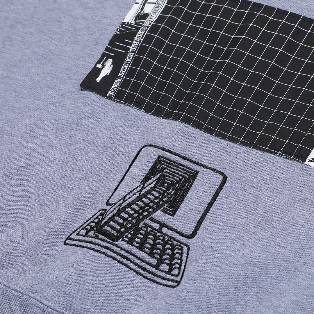 C.E - Waste Grid Crew Neck Grey | ALTERFATE