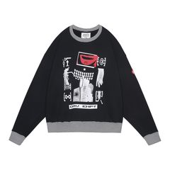 【ラスト1点（L）】Lips Display Crew Neck Black