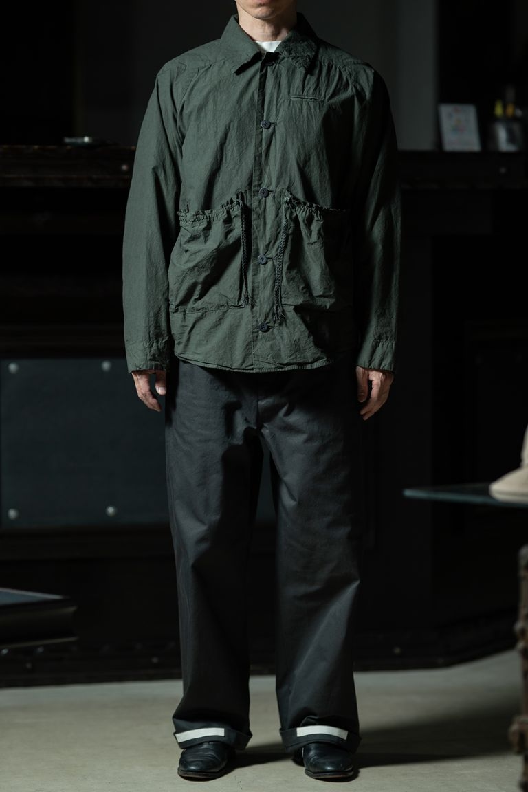 Fabric Forming Field Jacket × Cotton Pants