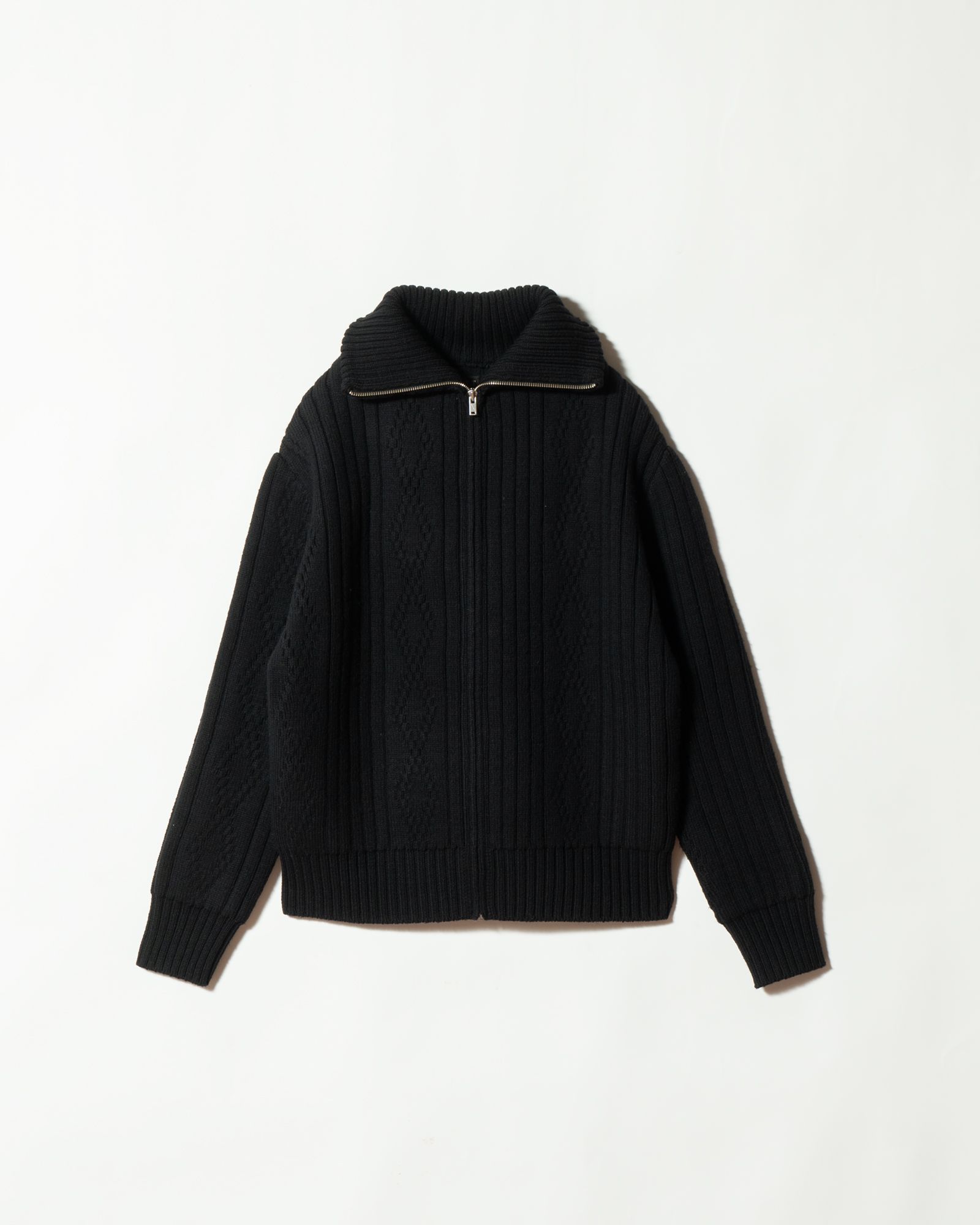 LOT.533 ZIP-UP KNIT BLOUSON - TAIGA TAKAHASHI