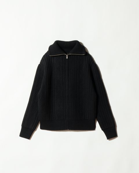 LOT.533 ZIP-UP KNIT BLOUSON - TAIGA TAKAHASHI
