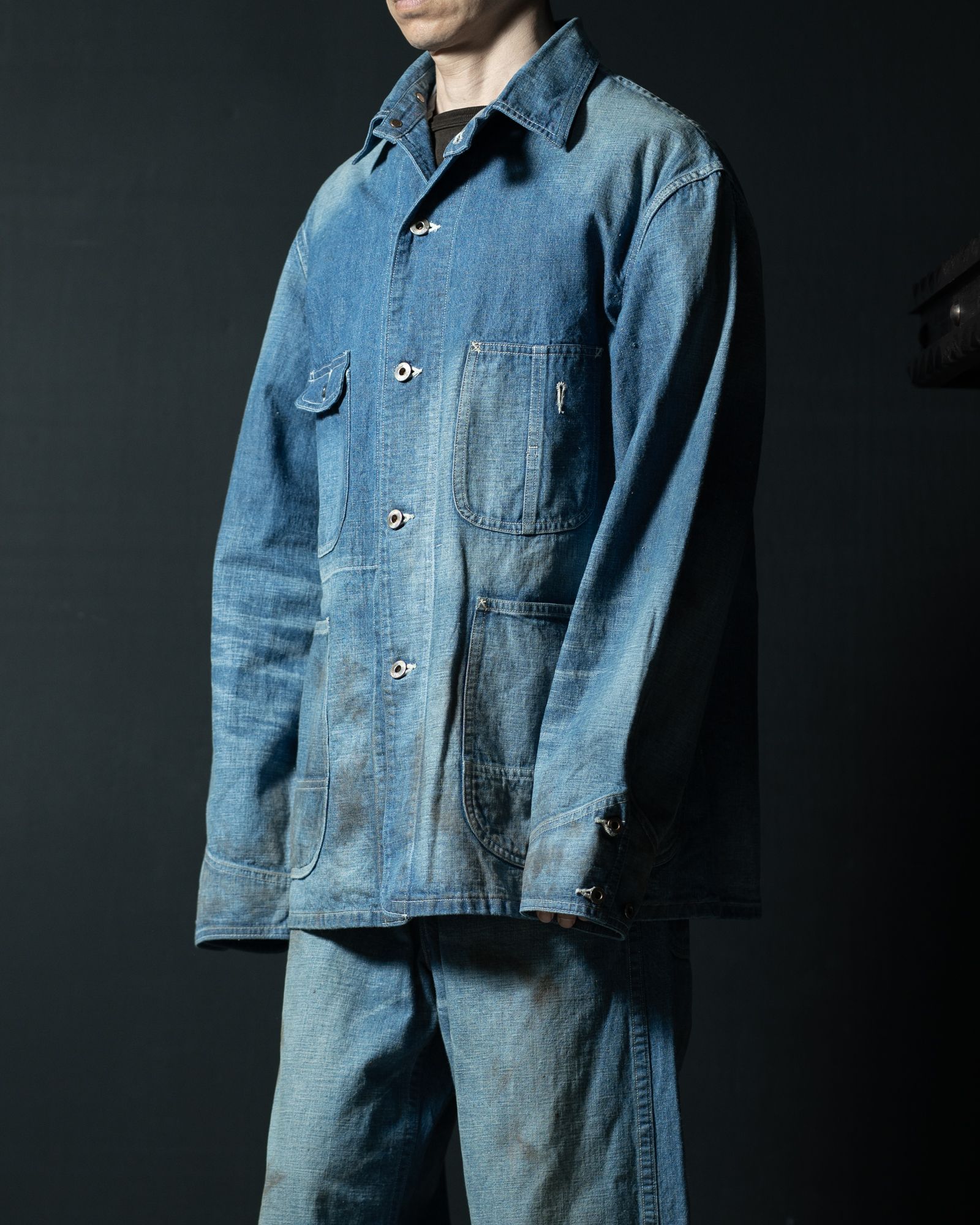 Lot.716 Damaged Coverall Jacket With Chinstrap - TAIGA TAKAHASHI