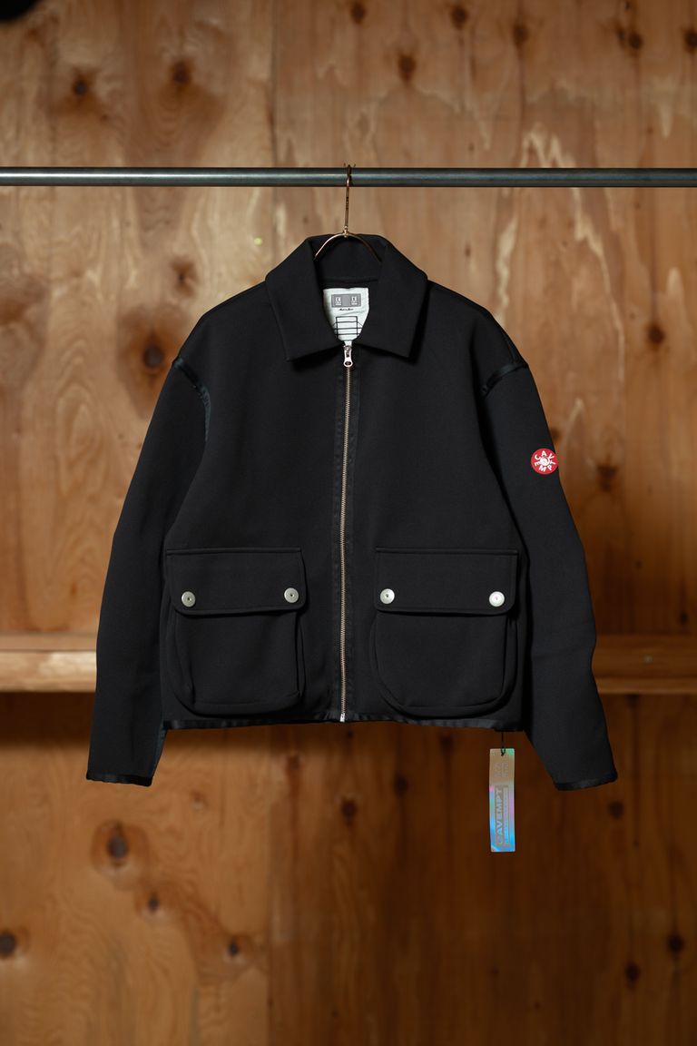 C.E Smooth Zip Up 着こなし3選｜CAV EMPT 2026SS、ポリエステルスムースジャケットのコーディネート提案