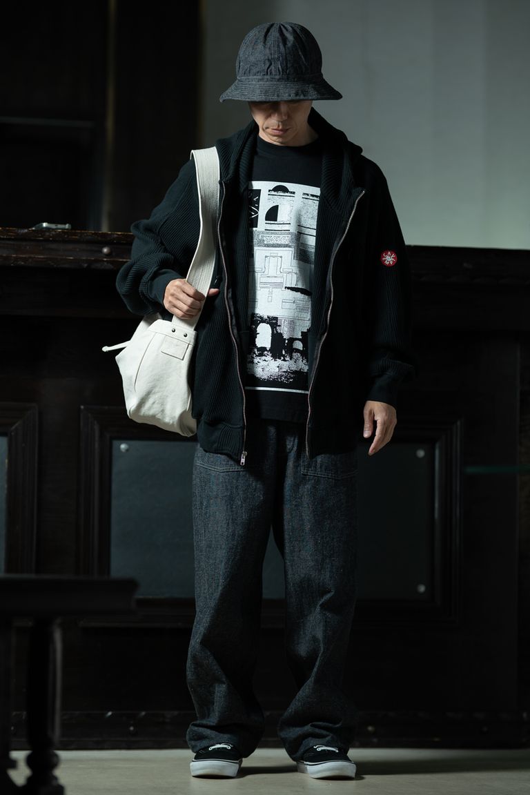 Dark Craft Wide Rib Big Heavy Zip Hoody × T.T — Dark Craft | C.E × T.T ミリタリーMIXスタイル