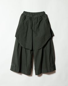 Layered Utility Pants Green Gray