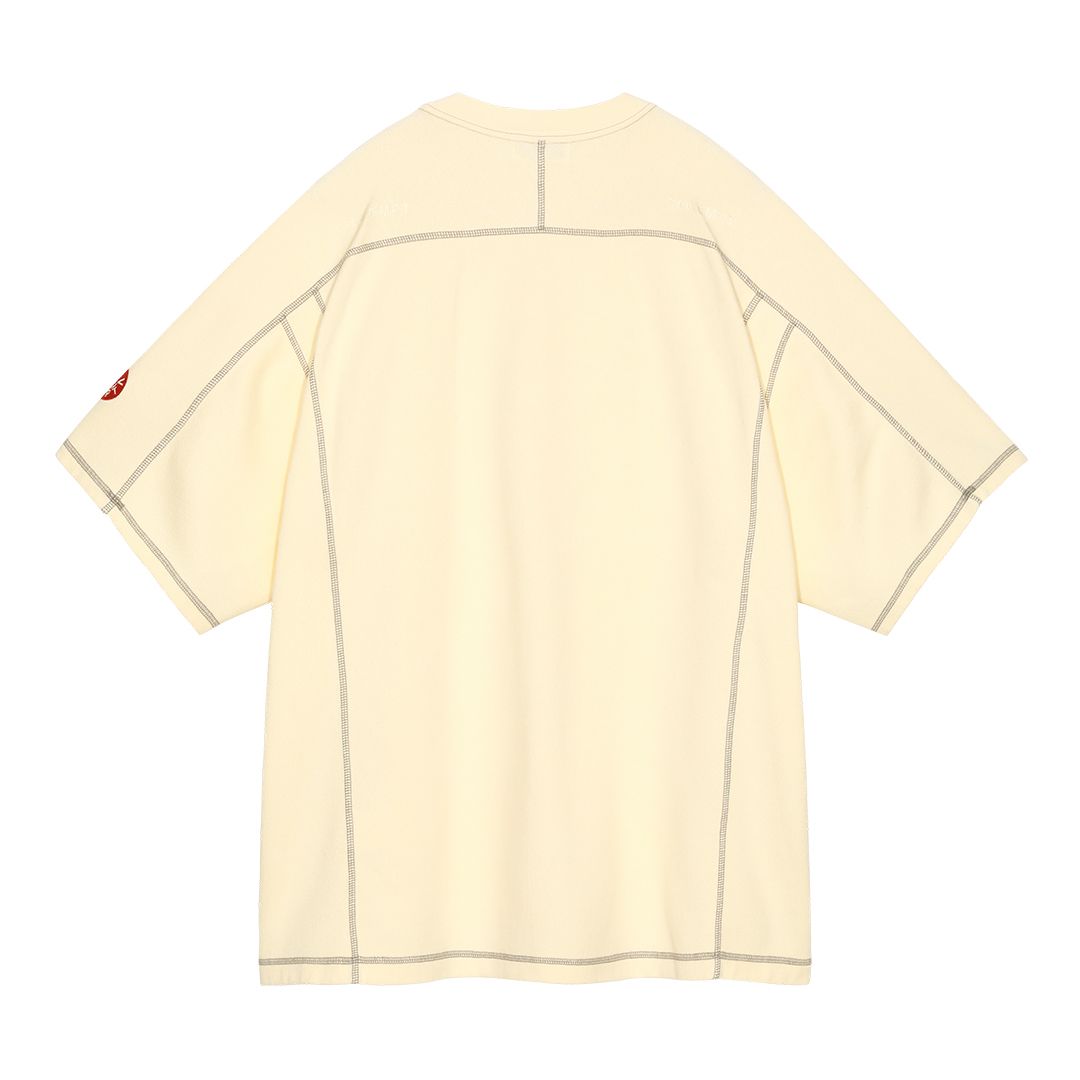 C.E - Crew Neck DBL Knit Short Sleeve Yellow | ALTERFATE