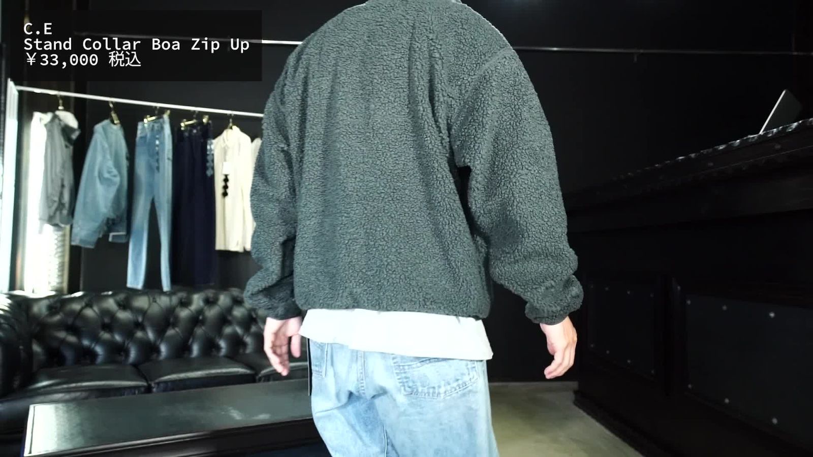 タグ付き　collar & cuffs triple layeredoverSH タグツキ collar & cuffs triple layeredoverSH