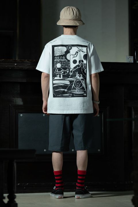 Army Shorts Summer — T.T Lot.215 U.S. Army Shorts × C.E MD Caveat Aedificator T White