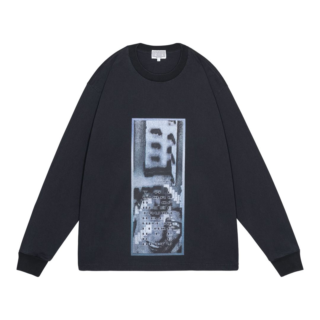 WASHED AS Mere Reality LONG SLEEVE T