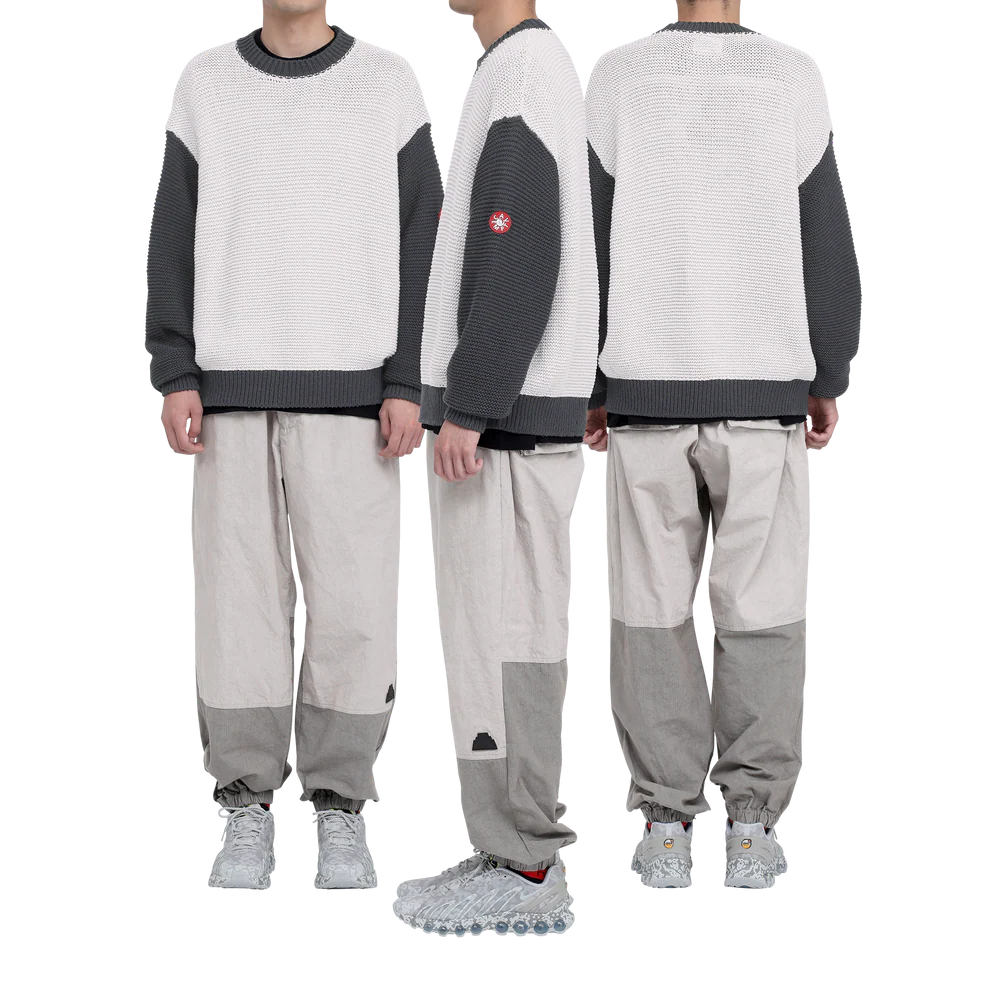 Coloured Cotton Knit Grey