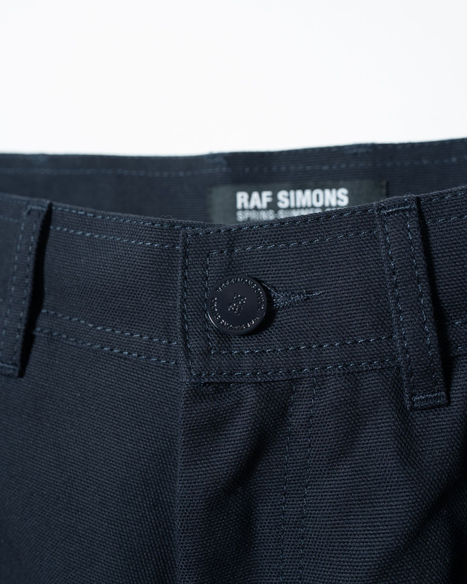 RAFSIMONS ハーフデニムショートパンツ