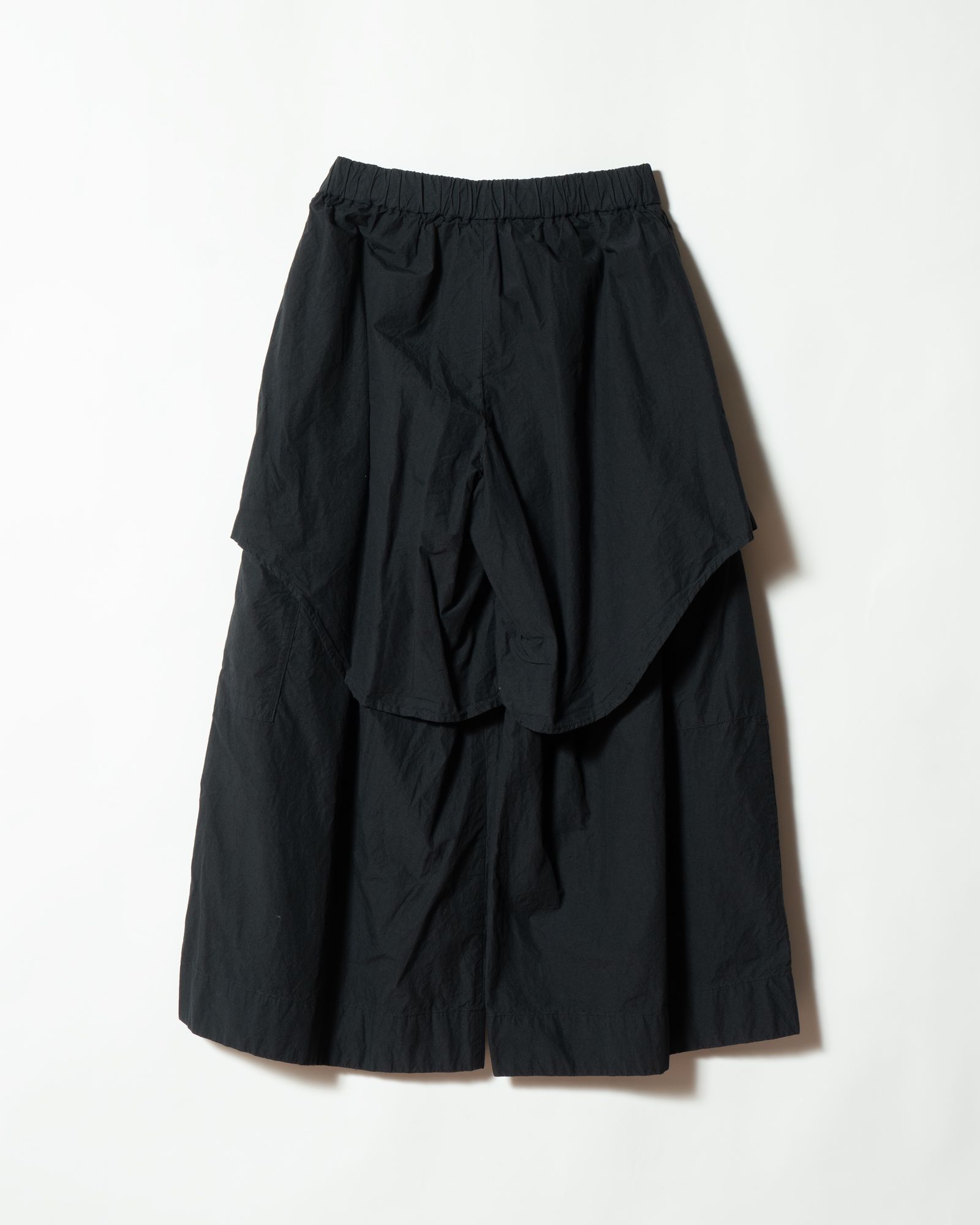 Layered Utility Pants Charcoal Black