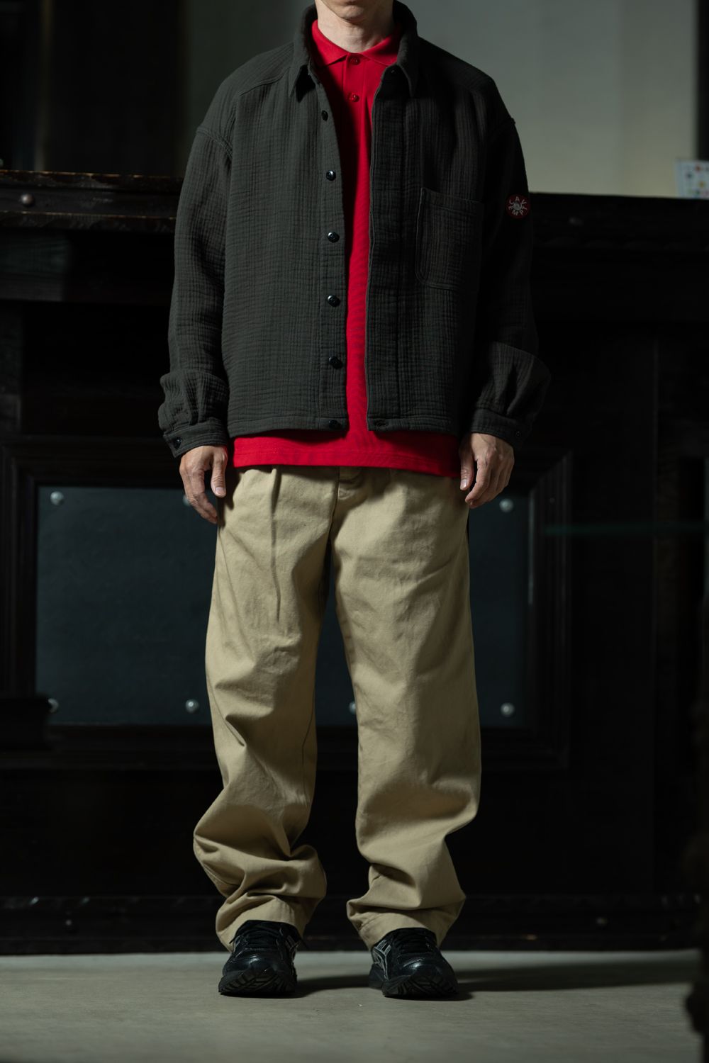 C.E Cotton Gauze Short Shirt Jacket × Kris Van Assche × FRED PERRY — Craft Sports