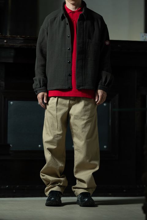 C.E Cotton Gauze Short Shirt Jacket × Kris Van Assche × FRED PERRY — Craft Sports